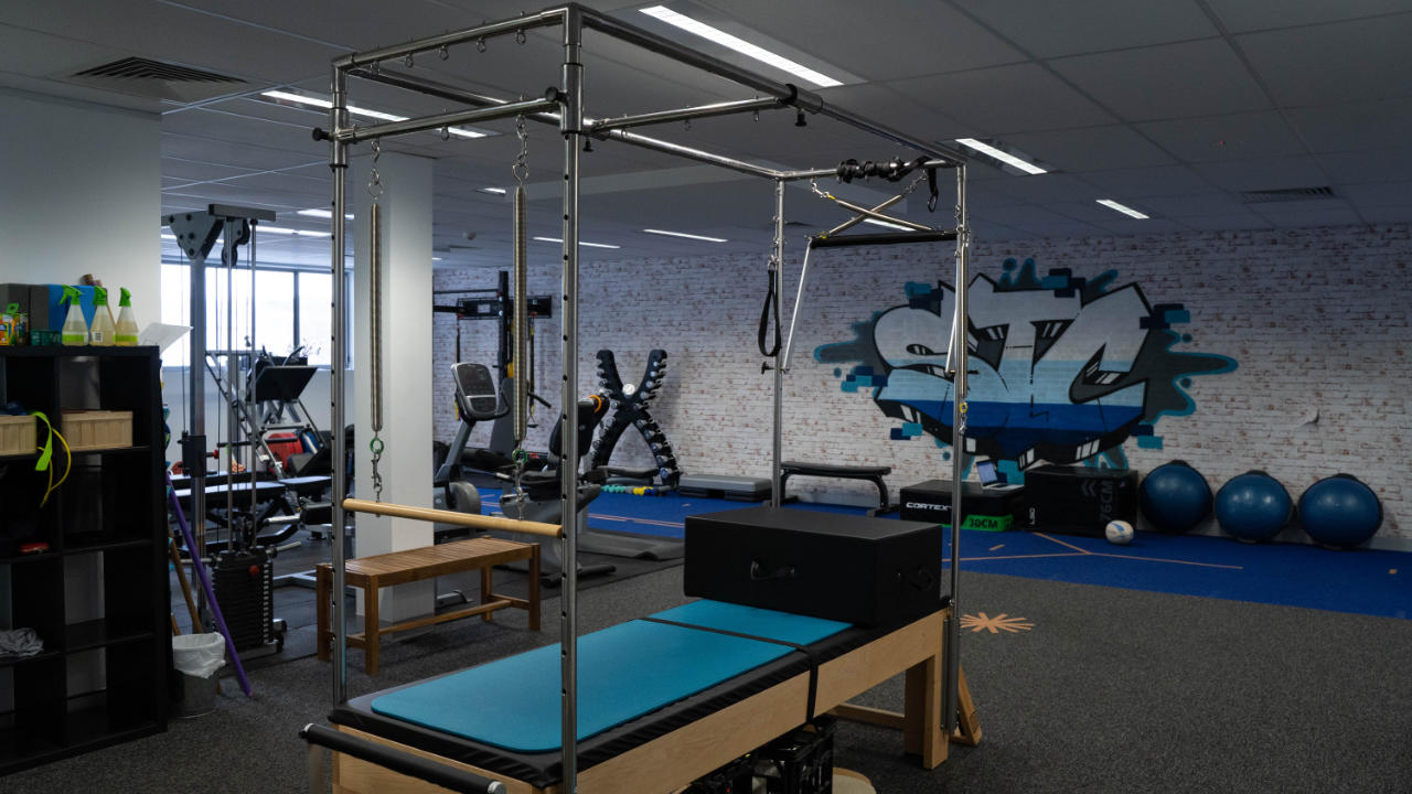 New gym equipment in the SportsTec Clinic studio